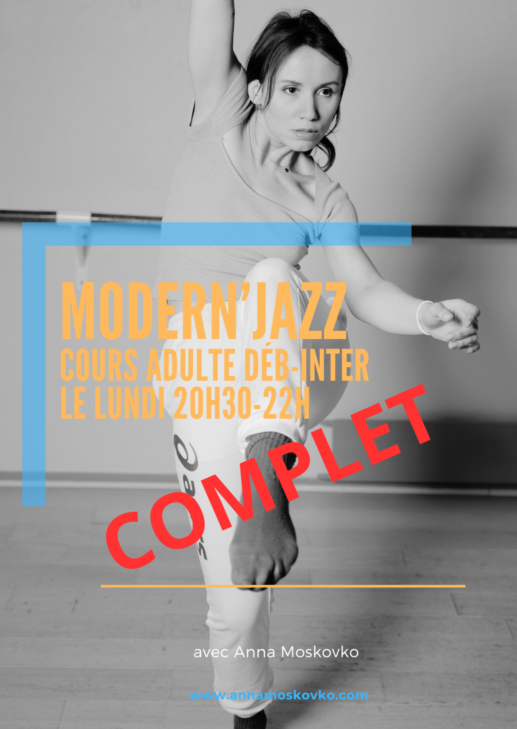COURS Modern'jazz déb-inter&nbsp;